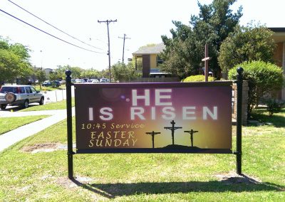 Church Banner Exterior Signage