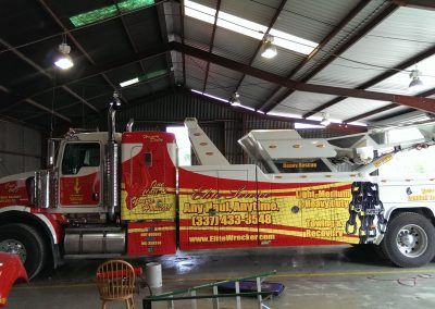 equipment heavy machinery truck wrap