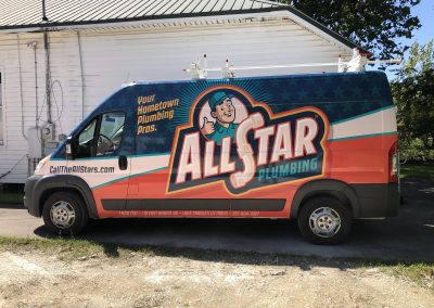 Van Vehicle Fleet Wrap